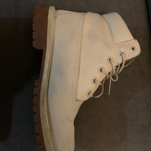 Timberland Off White Boots size 6.5 - Picture 4 of 11